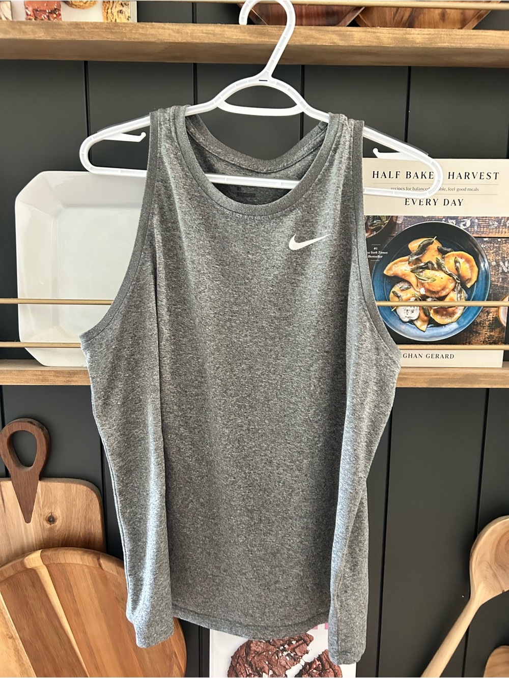 Nike Gray Heather Women's Athletic Tank Top